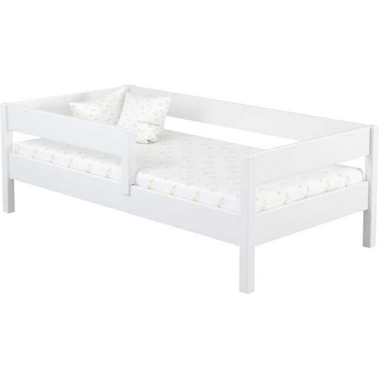 Wayfair white on sale twin bed